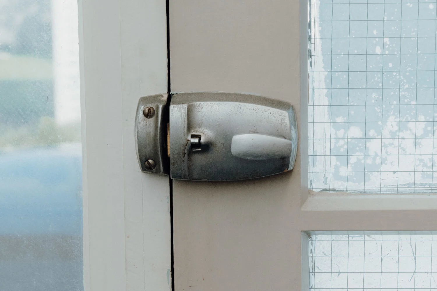 Door lock installed on an Auckland residential door
